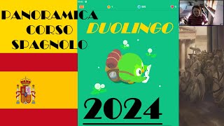 DUOLINGO  PANORAMICA CORSO SPAGNOLO 🇪🇸 da Inglese 🇺🇸 Livello A1A2B1B2 [upl. by Arima22]