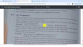 String Handeling  Java Tutorial Class 10th ICSE Board  Part 76 [upl. by Dressel]