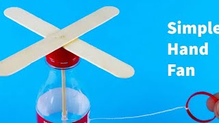 How to make plastic bottle fan [upl. by Aramenta]