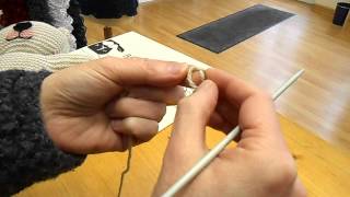 Casting On Using Thumb Method for Knitting [upl. by Brink204]