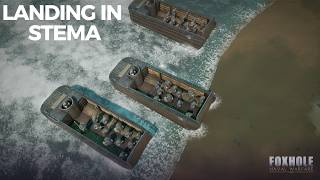 Naval Invasion in Stema Landing  Foxhole War 117 [upl. by Akyre]