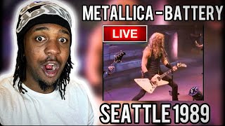 FIRST TIME REACTING to Metallica  Battery Live in Seattle 1989 [upl. by Mello]