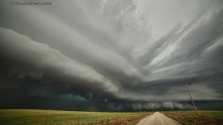 Jawdropping structure on mothership supercell storm  Easter 2014 [upl. by Verada]