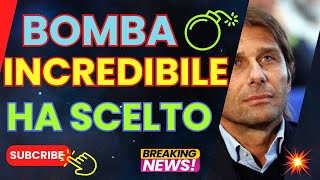 ðŸ’¸ Antonio Conte fa la sua Scelta ðŸŸ¥ CLAMOROSA Svolta Inaspettata âš½ [upl. by Conlen]