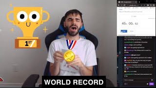 I DESTROYED THE HANDSHUFFLING WORLD RECORD [upl. by Anitniuq]