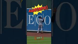 How did he get to this Ball 😱 shorts mlb baseball [upl. by Izabel51]