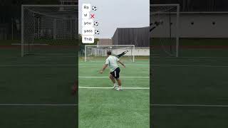 Football shoot challenge w pitch addict football foot mbappe grenoblefoot ronaldo challenge [upl. by Nitsreik]