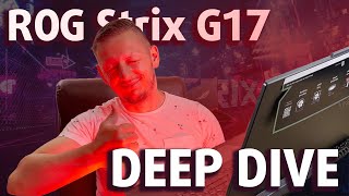 Asus ROG Strix G17 G713P AMD Ryzen 9 2023 Review  RTX 4060 16GB 1TB NVMe  Upgrade Options [upl. by Jamieson]