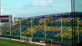 omonia Vs Apoel teams entry in GSP stadium 13122009 [upl. by Dumah703]