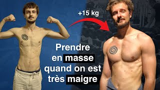 8 KG de MUSCLE en 77 JOURS comment grossir quand on est maigre [upl. by Irahc191]