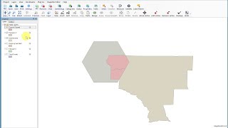 GIS Tricks Create Polygon Clip and Difference [upl. by Nytsud]