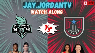 New York Liberty vs Atlanta Dream Watchalong  WNBA  JAYJORDANTV [upl. by Naud]