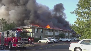 Devastating fire guts Huntsville apartment building [upl. by Wolfy523]