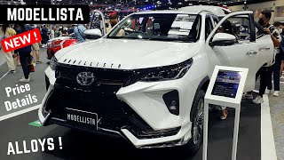 2024 Toyota Fortuner Modellista Edition Accessories Price Details  Alloys Sporty Looks  Fortuner [upl. by Etrem]