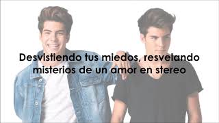 Gemeliers  Amor en Stereo Letra [upl. by Cattier]