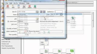 Peachtree Tutorial Making Inventory Adjustments Sage Training Lesson 65 [upl. by Ninos450]