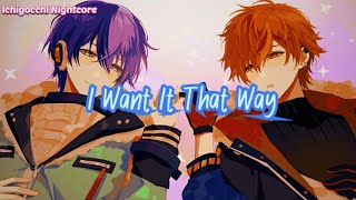 Backstreet Boys  I Want It That Way Nightcore [upl. by Oirevas]