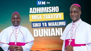 LIVEMISA YA WAALIMU WAKATOLIKI DUNIANI PAROKIA YA KRISTO MFALME TABATA JIMBO KUU LA DSM [upl. by Nileuqcaj]