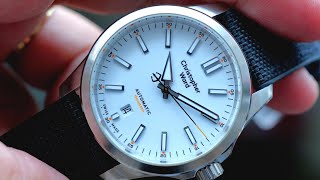 Rẻ Đẹp Christopher Ward C63 Sealander White 39mm C6339ADA3S00W2HK  Hotline 0982298881 [upl. by Adnovay]