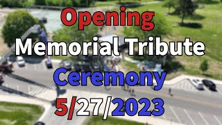 Menomonee Falls Opening Memorial Tribute Ceremony 2023 [upl. by Llerrad]