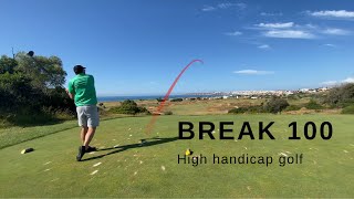 Break 100 24 handicap course vlog Palmares Portugal [upl. by Tatianas]