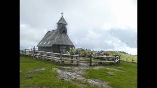 ss Velika Planina Kamnik  herdsmen village in high plateau Slovenia [upl. by Elsi]