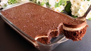 Incredibly delicious dessert very quick and easy no condensed milk it melts in your mouth [upl. by Neelyhtak]