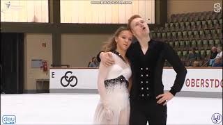 Anna SimovaKirill Aksenov SVK Nebelhorn Trophy 2024 Free dance [upl. by Joed269]