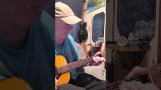 Acoustic guitar in the style of Liam Gallagher shorts busker busking guitar [upl. by Machos404]