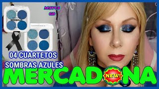 🔥MERCADONA LOOK 04 AZULES💄TUTORIAL MAQUILLAJE🎗MAYCA GD [upl. by Aiyn462]