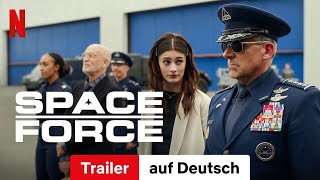 Space Force Staffel 2  Trailer auf Deutsch  Netflix [upl. by Ramedlaw980]