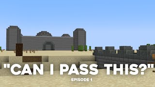 Henry Stickmin Played by Minecraft  EPISODE 1   Crossing The Pit [upl. by Ritch]