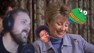 Forsen reacts to Dinner Party  BORAT Remastered HD [upl. by Fiona95]