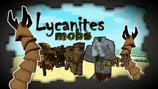 라이카니티 모드 Lycanites Mobs 1편 샌드웜 사냥기 [upl. by Laehcor]