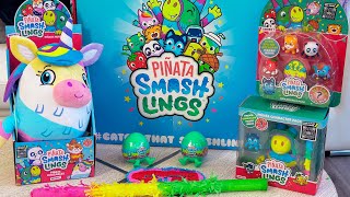 PINATA SMASHLINGS ASMR Unboxing 🪅  Mini Toys from Roblox game with DLC Codes pinatasmashlings [upl. by Jacinta]