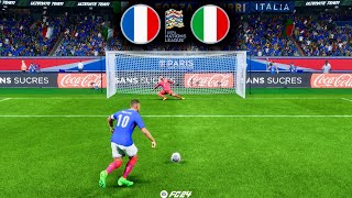 UEFA Nations League  France vs Italy  Penalty Shootout [upl. by Laamaj]