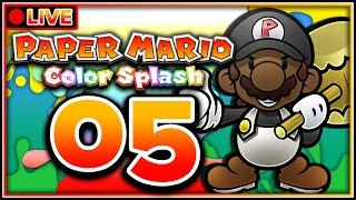 Paper Mario Color Splash 100  Part 5 LIVE  Kiwano Temple [upl. by Winfrid44]