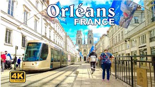 Orléans France  City Walk 4K UHD [upl. by Khai263]