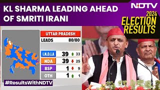 UP Election Results 2024  Samajwadi And INDIA Numbers Improve In Uttar Pradesh [upl. by Kral]