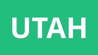 How To Pronounce Utah  Pronunciation Academy [upl. by Katey]