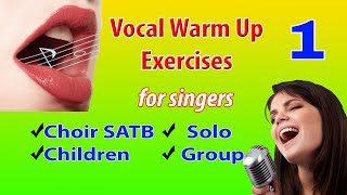 Vocalization 1  Vocal Warm ups  Voice Lesson  Choir Vocalization [upl. by Yates]