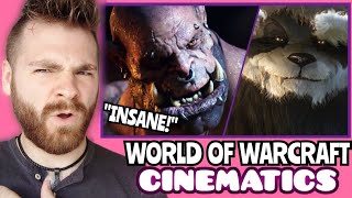 REACTING to Warlords of Draenor amp Mists of Pandaria  World of Warcraft Cinematic Trailer  REACTION [upl. by Ilegna]