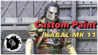 💥Custom paint Mcfarlane Toys Mortal Kombat 11 KABAL [upl. by Aset]