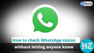 How to check WhatsApp status without letting anyone know [upl. by Monson]