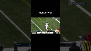 The worst call in sports  Saints pass interference no call nfl football saints henryposton [upl. by Truscott]