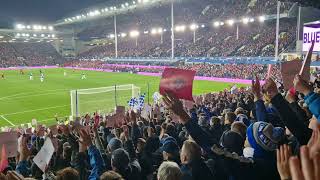 EVERTON FANS PROTEST PREMIER LEAGUE CORRUPTION Inside Goodison Park  Everton V Manchester United [upl. by Maximilian104]