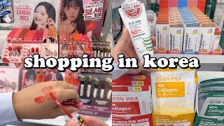 shopping in korea vlog 🇰🇷 skincare amp makeup haul at daiso 💅🏼 summer essentials [upl. by Aivun18]