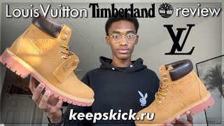 best Timberland boot reps  Louis Vuitton x Timberland review  keepskickru [upl. by Reinaldos]