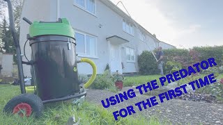 Using My GVS Predator Gutter Vac For The First Time [upl. by Eirrehc389]