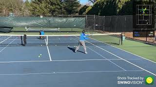 Slinger Tennis Practice 110924  been a while 😅 [upl. by Johnath100]